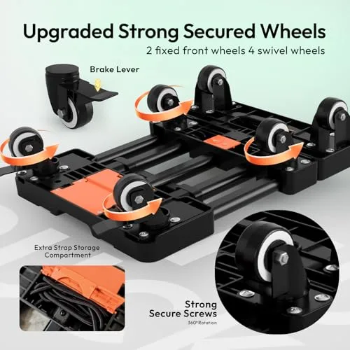 Upgraded Strong Secured Wheels
